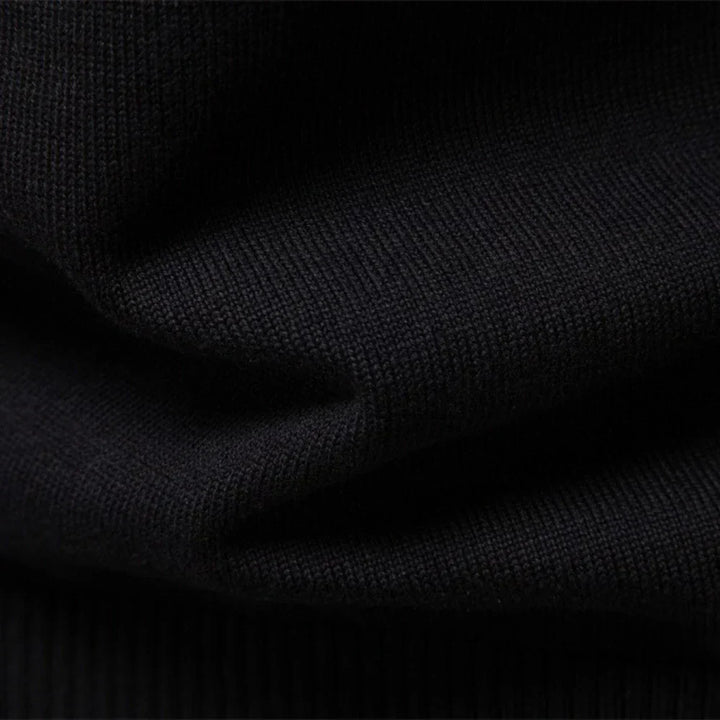 Heritage Diagonal Weave Mock Neck Pullover