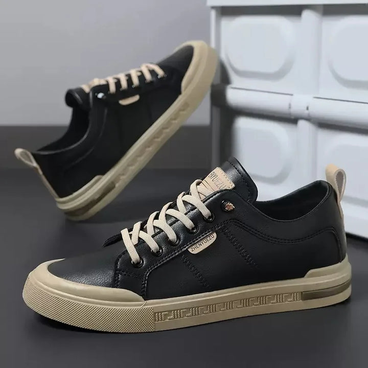Premium Leather Low-Top Sneaker