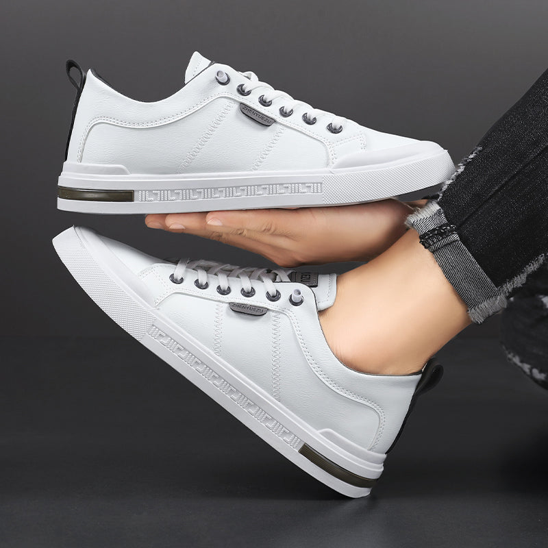 Premium Leather Low-Top Sneaker